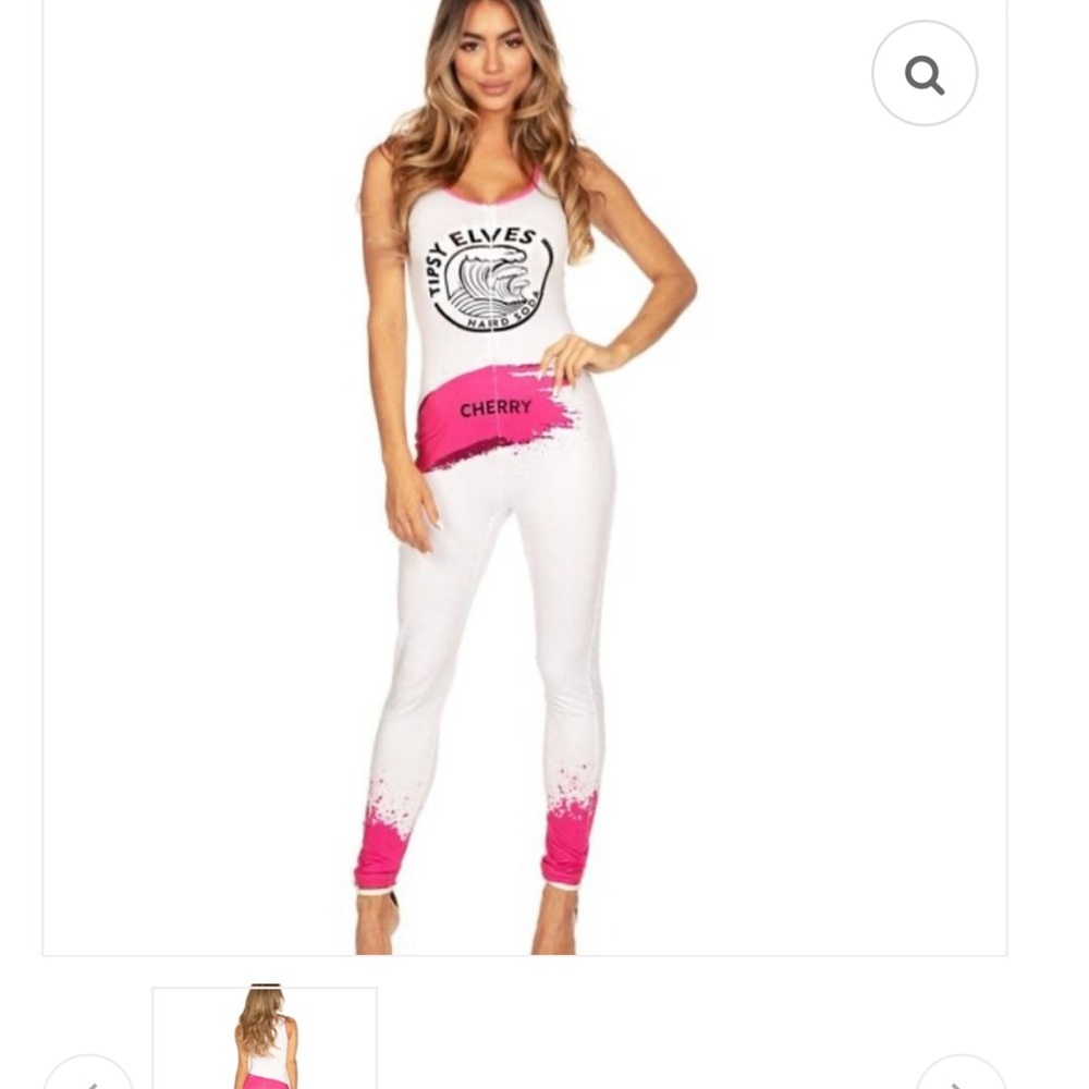 Halloween Tipsy Elves Cherry Seltzer Costume Size L